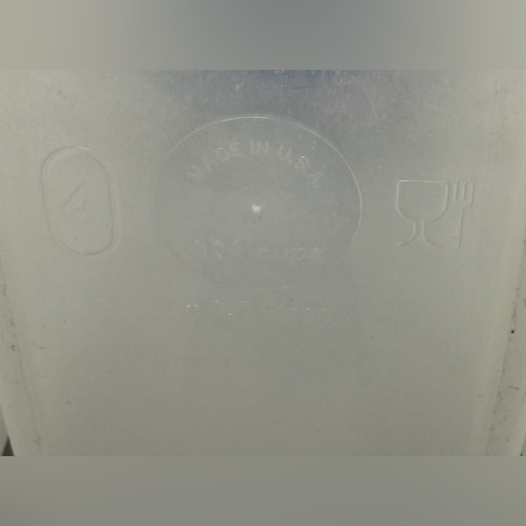 Tupperware Modular Mates 3 Pc Set 5L + (2) 2.3L Blue Lids Tall Canisters - Picture 5 of 6